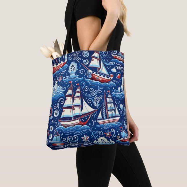 Blaue See Tasche (Von Nahem)