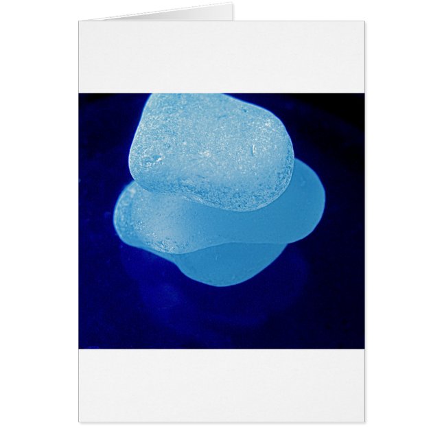 Blaue Seeglas-Reflexionen (Vorne)