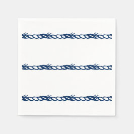 Blaue Seeseil-Muster Party Napki Serviette