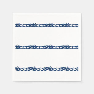 Blaue Seeseil-Muster Party Napki Serviette