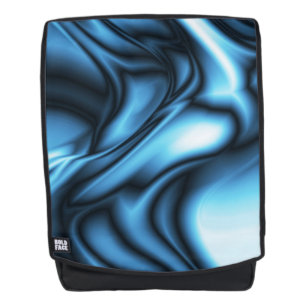 Blaue Seide Rucksack