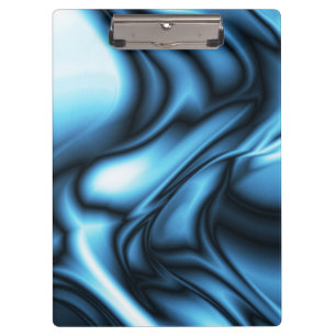 Blaue Seidenwelle Klemmbrett