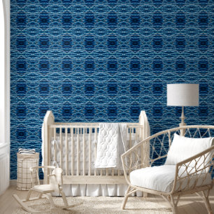 Blaue Seile klein Tapete