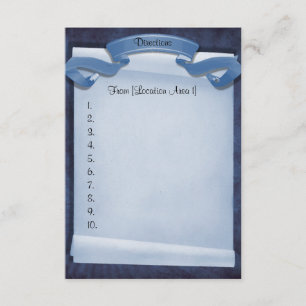 Blaue Selbstverpflichtungszeremonie Individuelle W Einladung