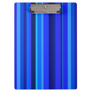 Blaue senkrechte Streifen Klemmbrett