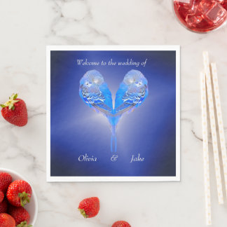 Blaue Servietten