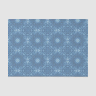 Blaue Signature-Goth-Pattern Seidenpapier