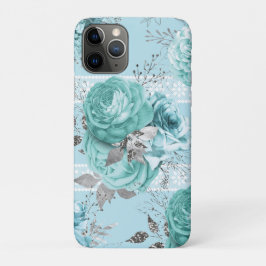 Blaue Silber Rose Schnürdetails Case-Mate iPhone Hülle