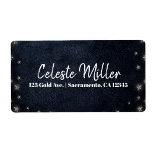 Blaue Silber Sterne Himmelsstern Party