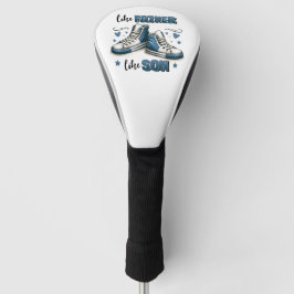 Blaue Sneakers wie Vater, wie Sohn Golf Headcover