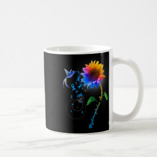 Blaue Sonnenblume Hummingbird Kaffeetasse