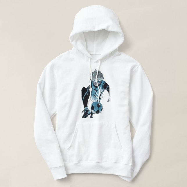 Blaue Sperre Hoodie (Design vorne)