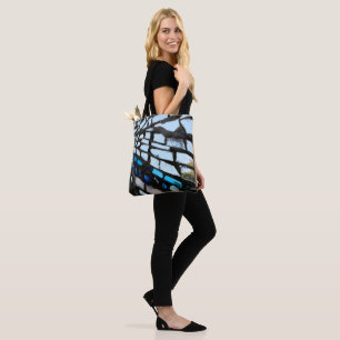 Blaue Spiegel-Mosaik Tasche