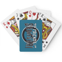 BLAUE Spielkarten für Shanghai Rummy