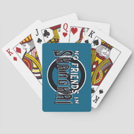 BLAUE Spielkarten für Shanghai Rummy