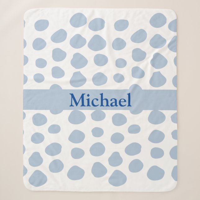 BLAUE SPOTS SHERPA BLANKET SHERPADECKE (Vorderseite)