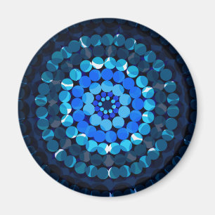 Blaue Spott-Punkte, Magnet