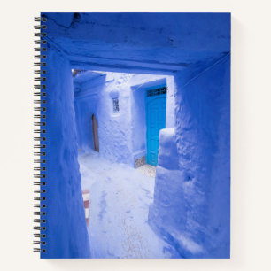 Blaue Stadtgasse Notizbuch