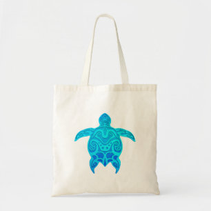 Blaue Stammes- Schildkröte Tragetasche