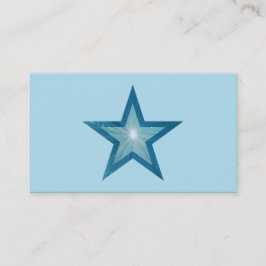 Blaue Star-Visitenkarte Visitenkarte