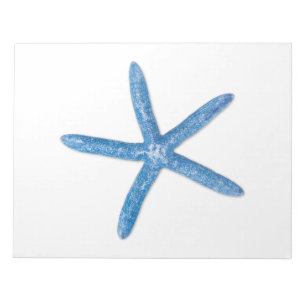 Blaue Starfish Notizblock
