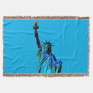 Blaue Statue der Lady Liberty Decke