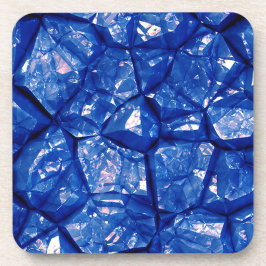 Blaue Steinstruktur Getränkeuntersetzer