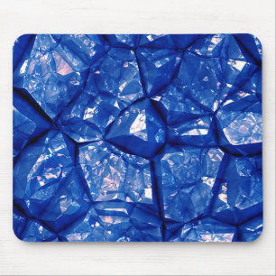 Blaue Steinstruktur Mousepad