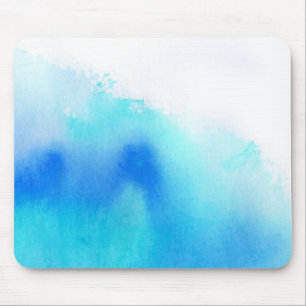 Blaue Stelle, abstraktes handgemaltes des Mousepad