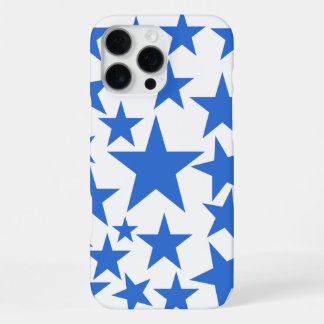 Blaue Sterne iPhone 16 Pro Max Hülle