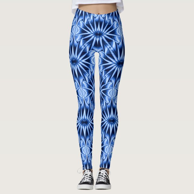 Blaue Sterne... Leggings (Vorderseite)