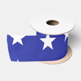 Blaue Sterne Satinband