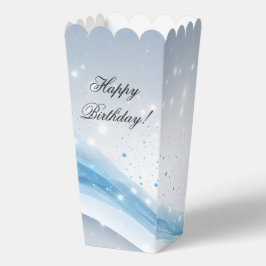 Blaue Sternenhimmel-Popcorn-Box, Partygeschenk-Box Geschenkschachtel