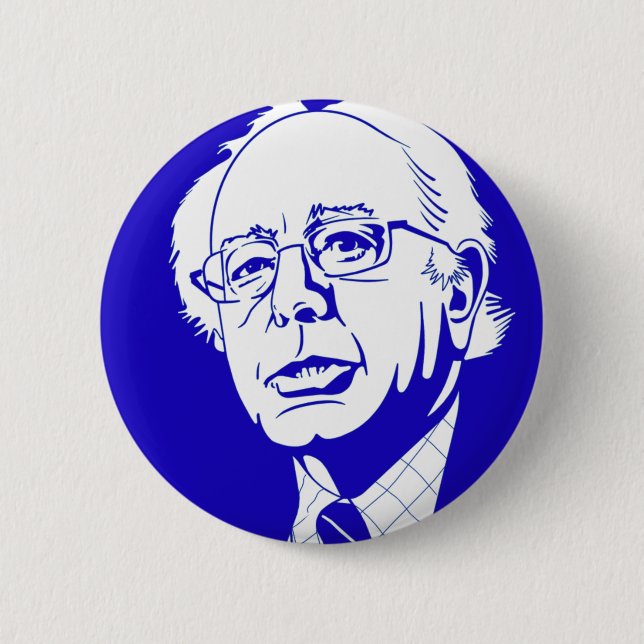 Blaue Stimme Button (Vorderseite)