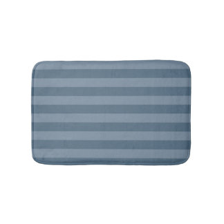 Blaue Streifen Badematte