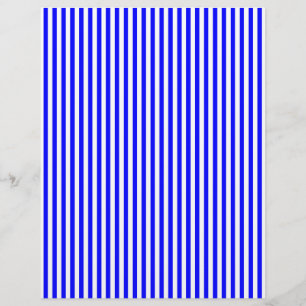 Blaue Streifen Briefkopf