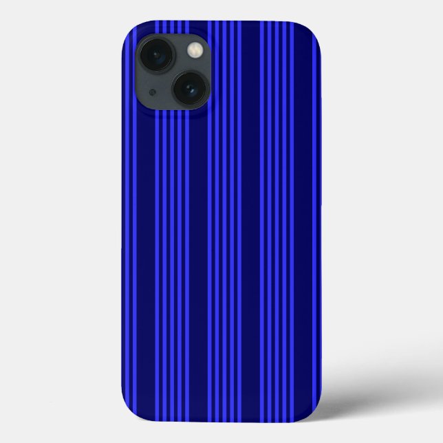 Blaue Streifen Case-Mate iPhone Hülle (Rückseite)
