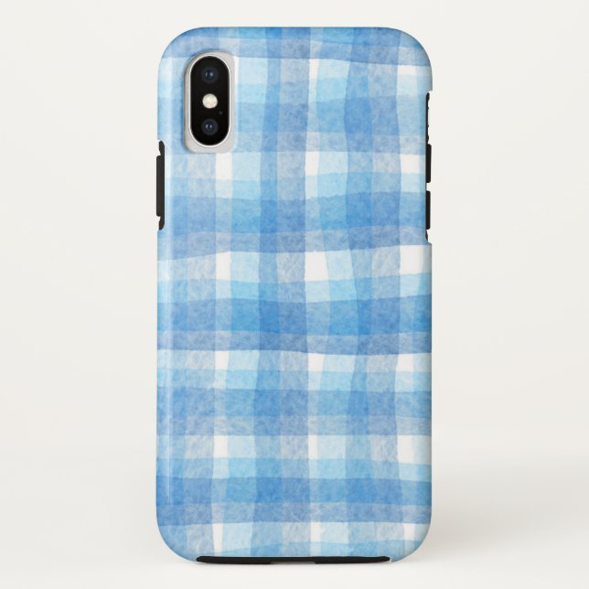 Blaue Streifen Case-Mate iPhone Hülle (Rückseite)