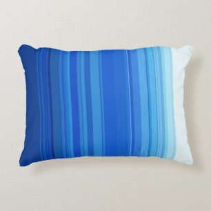 Blaue Streifen Dekokissen