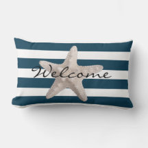 Blaue Streifen der Nautik Starfish Empfang