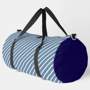 Blaue Streifen Duffle Bag
