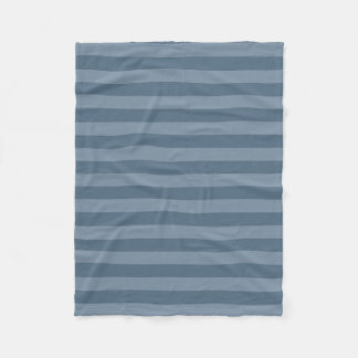 Blaue Streifen Fleecedecke