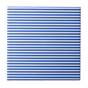 Blaue Streifen Fliese