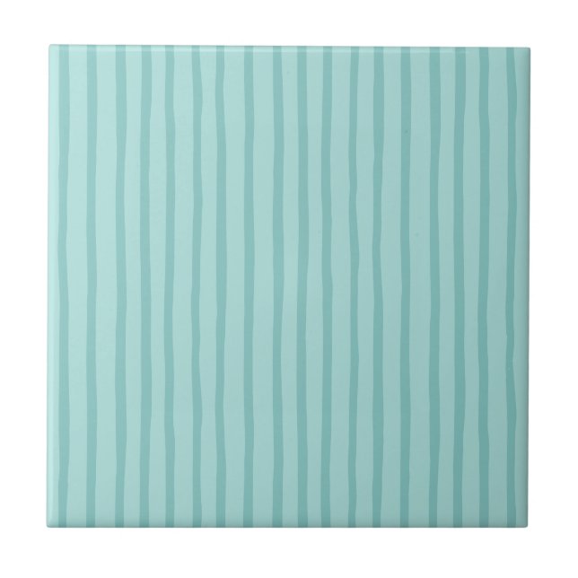 Blaue Streifen Fliese (Vorderseite)