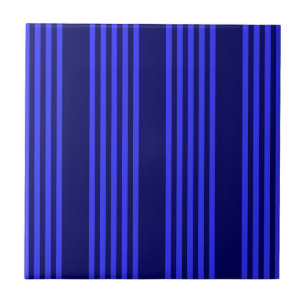 Blaue Streifen Fliese