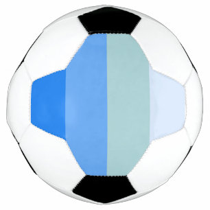 Blaue Streifen Fußball