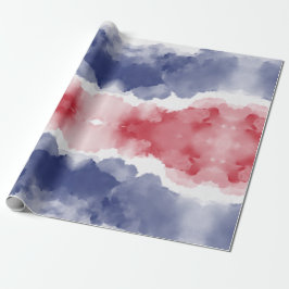 Blaue Streifen Geschenkpapier