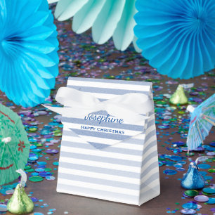 Blaue Streifen Geschenkschachtel