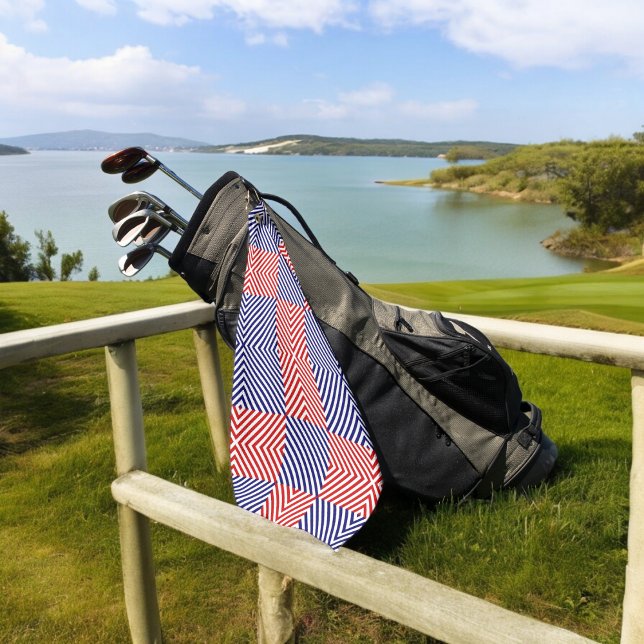 Blaue Streifen Golfhandtuch (Golf Towel)