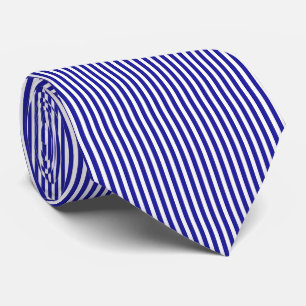 Blaue Streifen Herrenanzug Krawatte